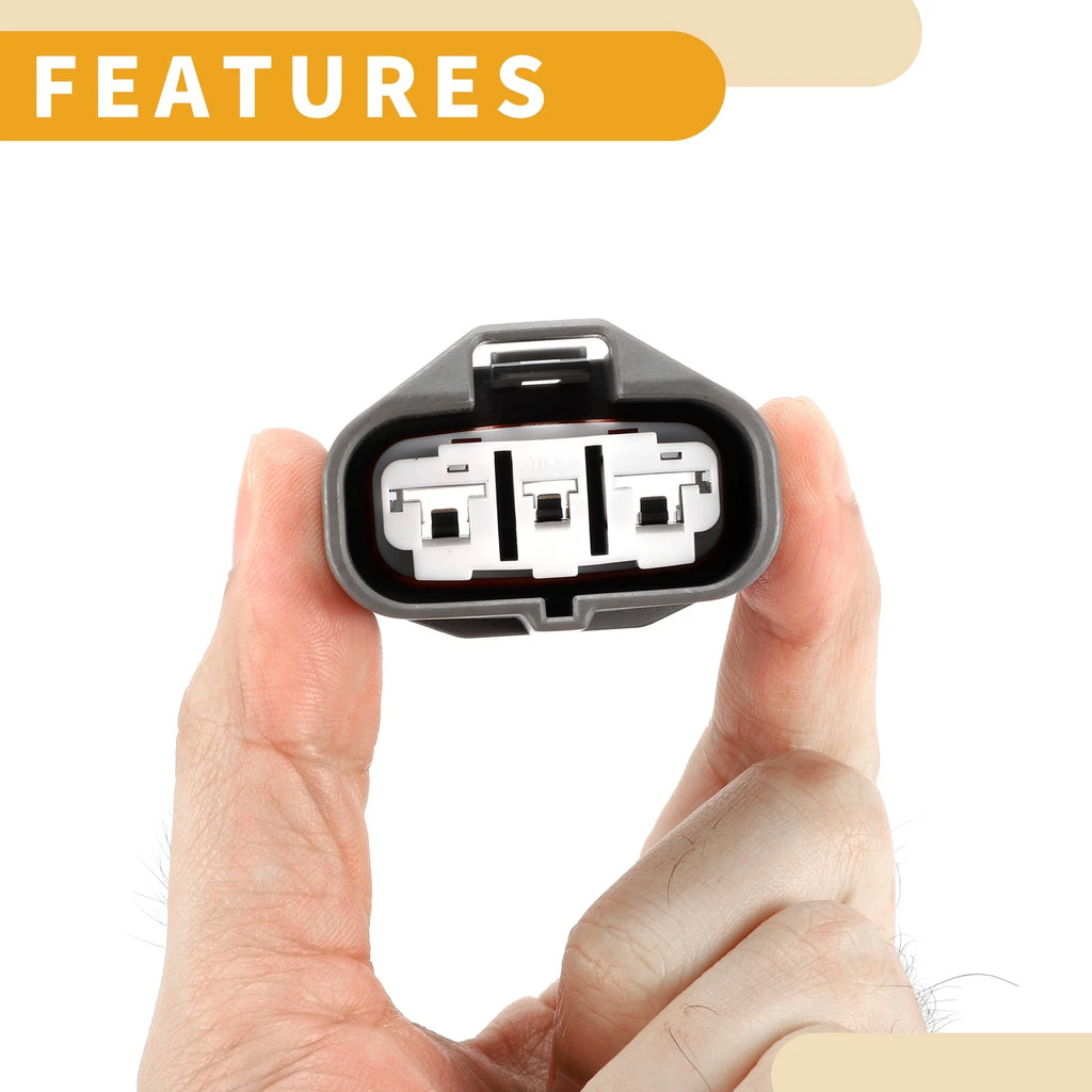 3 Pin Electronic Fan Motor Connector Plug for Toyota 