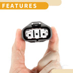 3 Pin Electronic Fan Motor Connector Plug for Toyota 