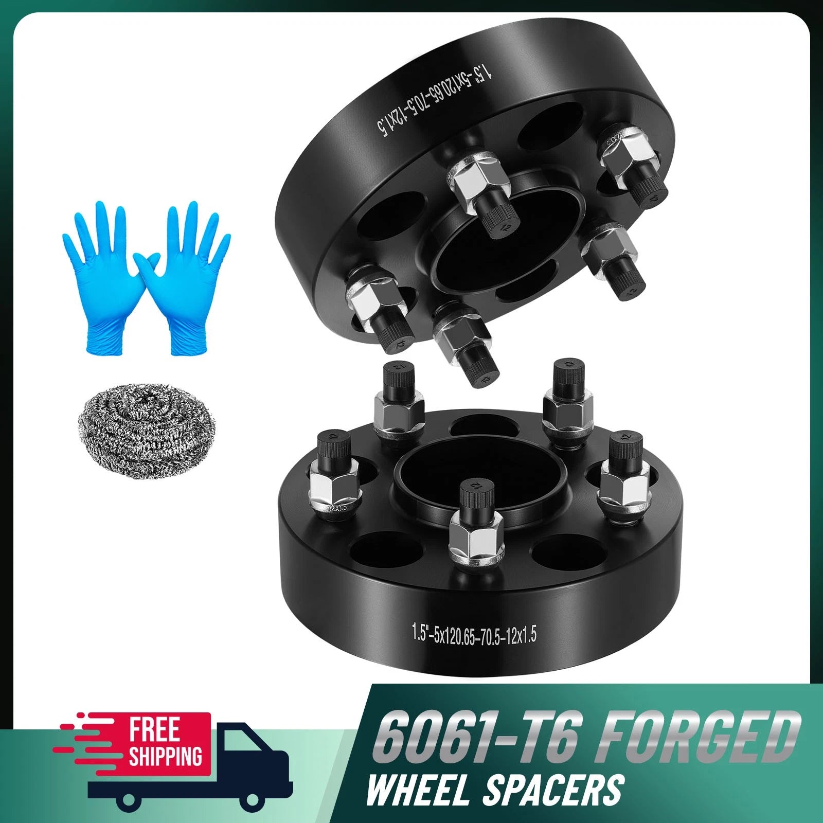 2PCS 1.5" Hubcentric 5x4.75 Wheel Spacers for Chevy S10 (1982–2004)