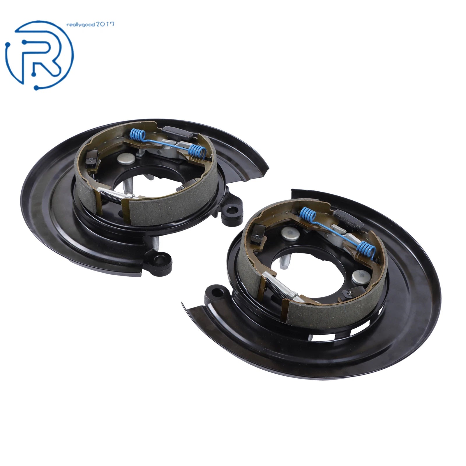 Set of 2 Loaded Brake Backing Plates for Ford F-Series (2005–2012)
