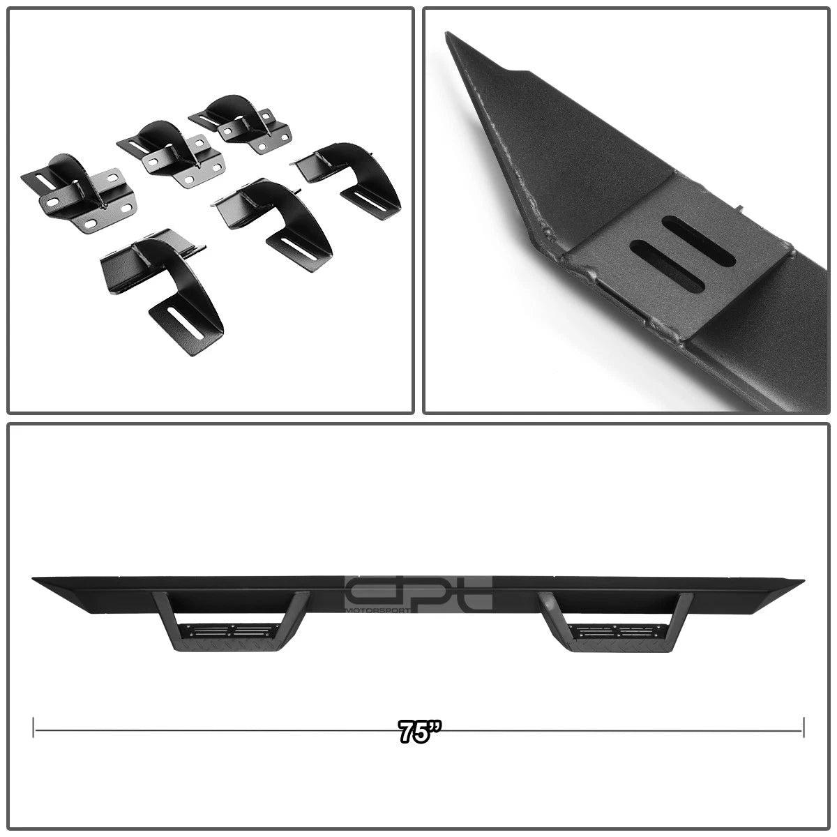 3" Drop Down Nerf Step Bar Running Board for Ford F-150/Super Duty (2015–2020)