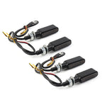 4X LED Mini Turn Signal Amber Light for Cafe Racer Bobber (Fitment Specific)
