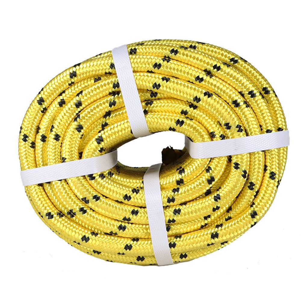 Heavy Duty Double Braid Polyester Rope for Various Applications (1/2"x150")