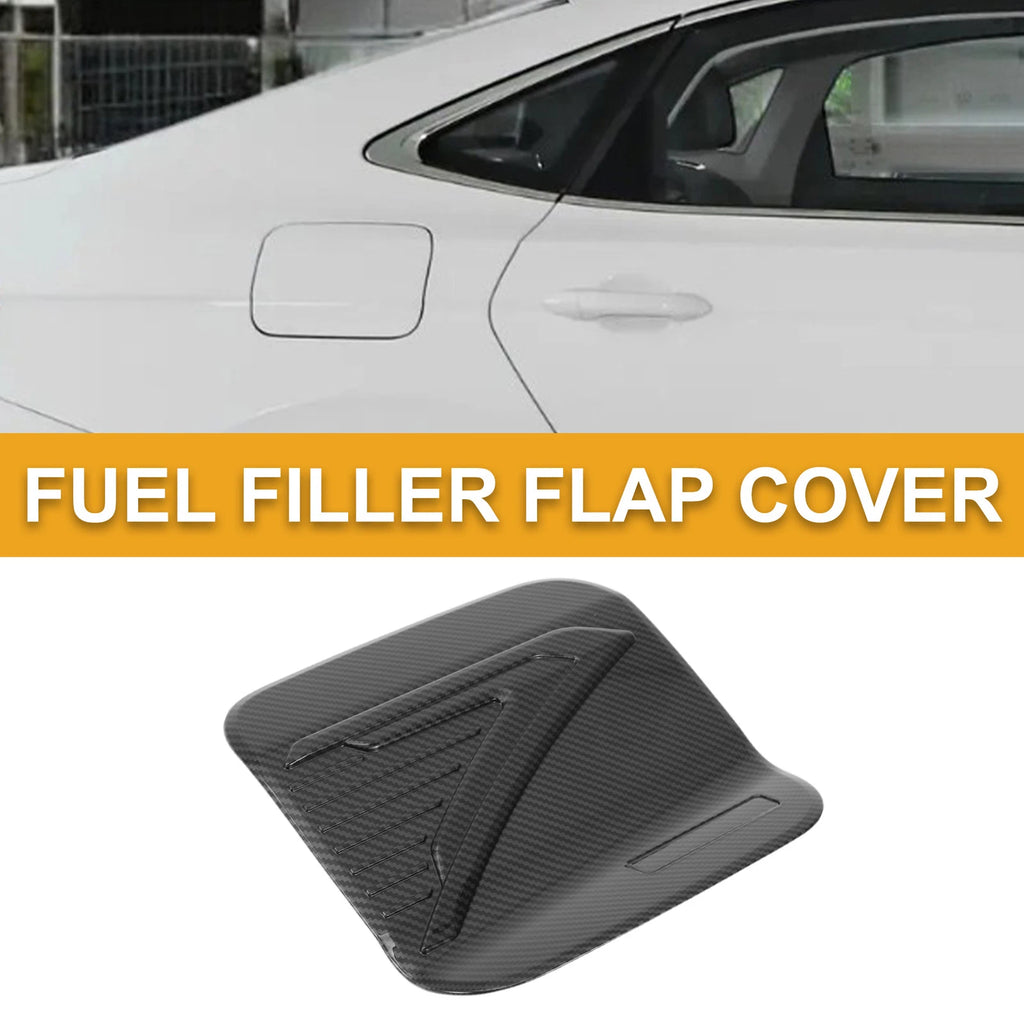 Fuel Tank Door Cap for Toyota Sienna (2022–2025) Carbon Fiber Black