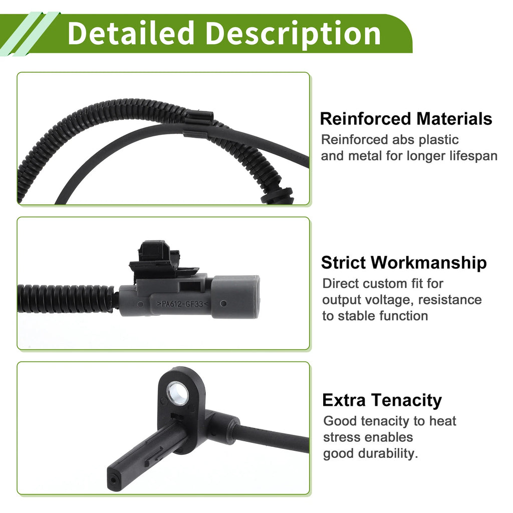 ABS Wheel Speed Sensor for Chevrolet Sonic (2012–2020) No. 94544450, AB1147