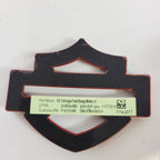 Harley Davidson CVO Tank Emblem Badge Left (2008–2023) Black Bar & Shield