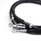 Handlebar Ape Cable Kit for Harley Touring ABS (2014–2017) - Black Nylon