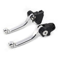 Silver Pivot Brake Clutch Levers for Kawasaki KX250F KX450F (2004–2023)