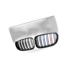 Double Line M Style Grille for BMW 1 Series E81 E87 (2008–2011) Gloss