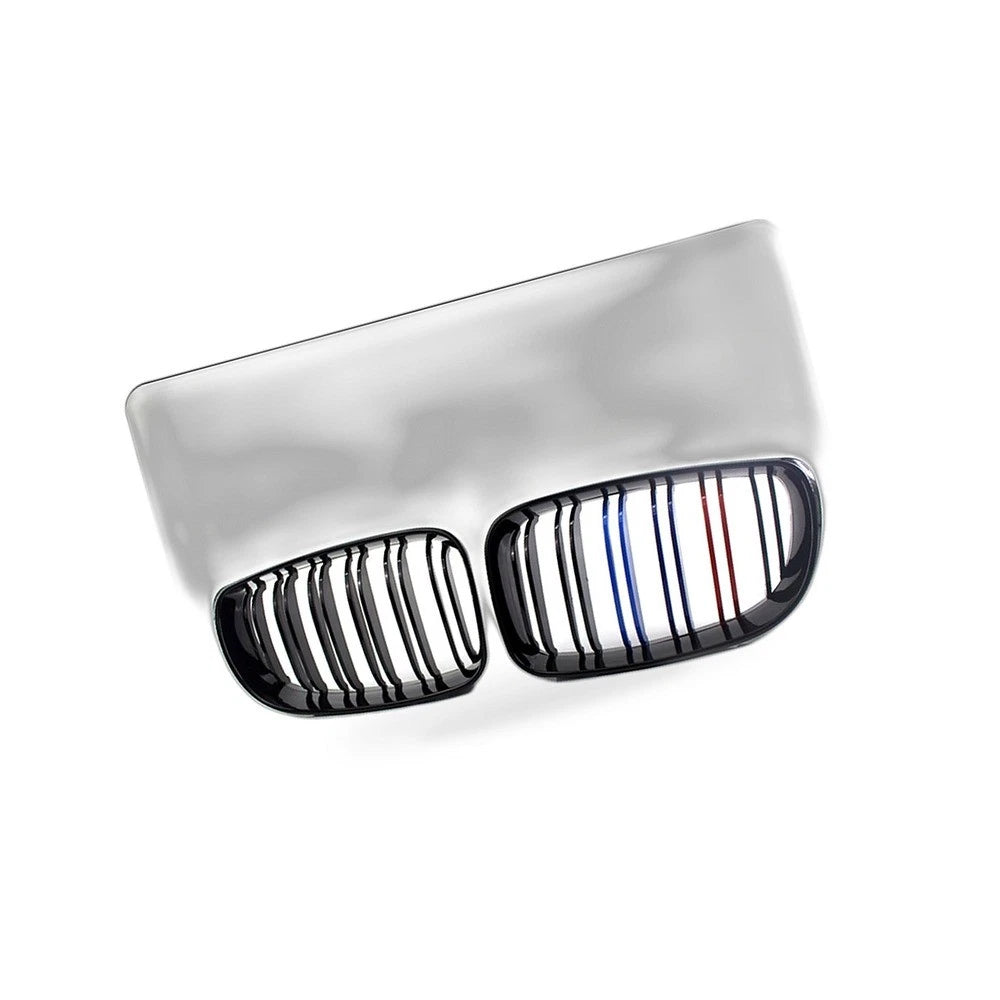 Double Line M Style Grille for BMW 1 Series E81 E87 (2008–2011) Gloss