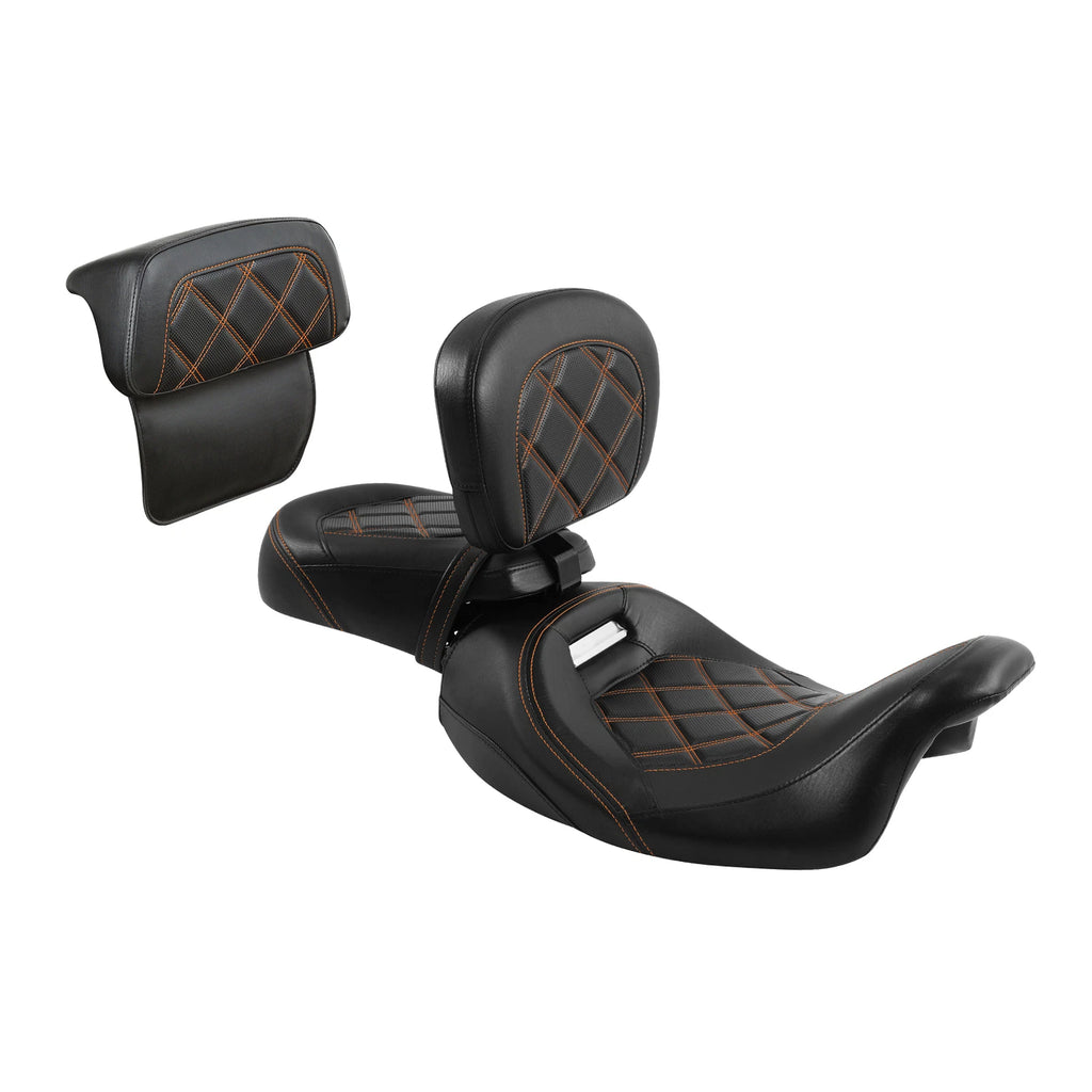 Backrest Pad Set for Harley CVO Street Glide (2014–2023)