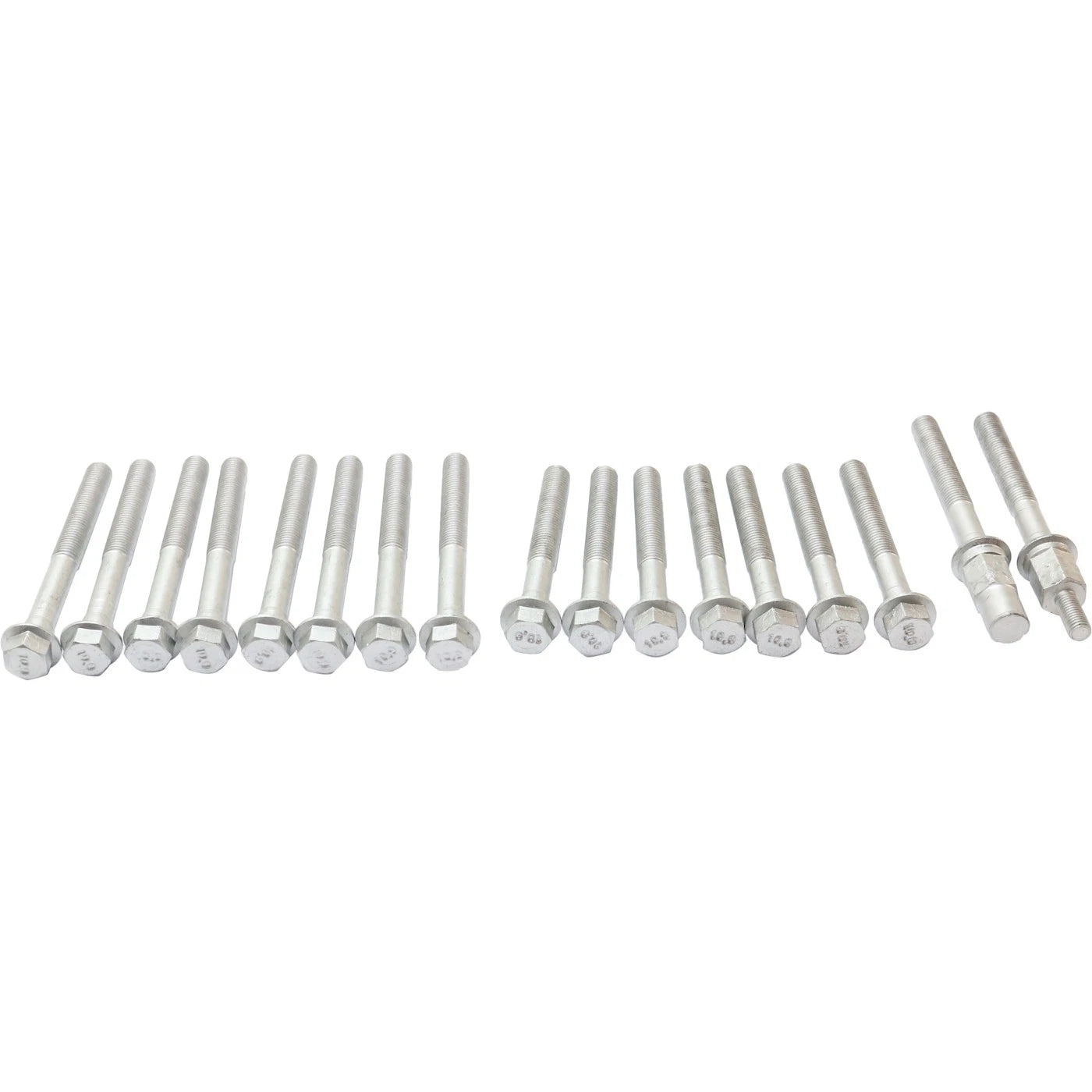 Set of 17 Cylinder Head Bolts for Chevy Equinox, Olds Cutlass