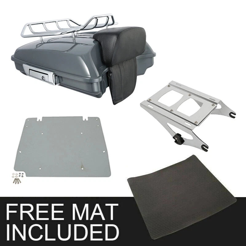 Trunk Pad Mount Top Rack Plate for Harley Street Glide (2014–2026)