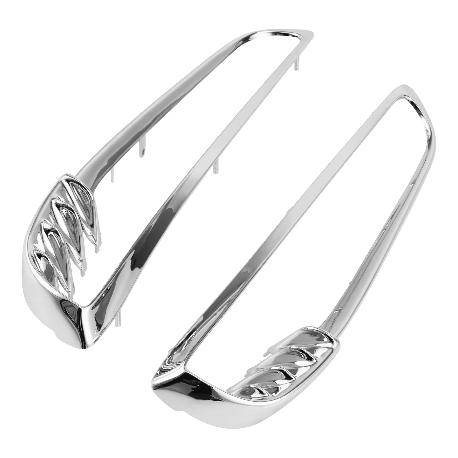 Chrome Left & Right Radiator Trim Bezels for Harley Davidson V-Rod (2001–2010)