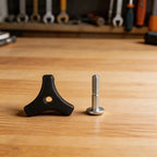 Triangle Handle Knob Bolt for Lawn Mower (52mm Length)