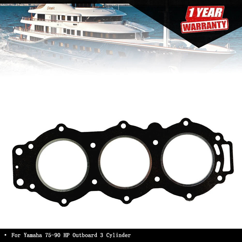 Head Gasket for Yamaha 75-90 HP Outboard (1980–2023)