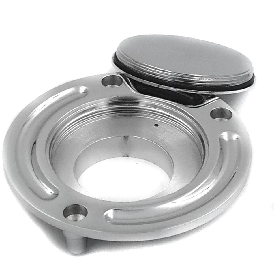 Chrome Keyless Gas Cap for Honda CBR 600 F2/F3/F4/F4i (1991–2006)