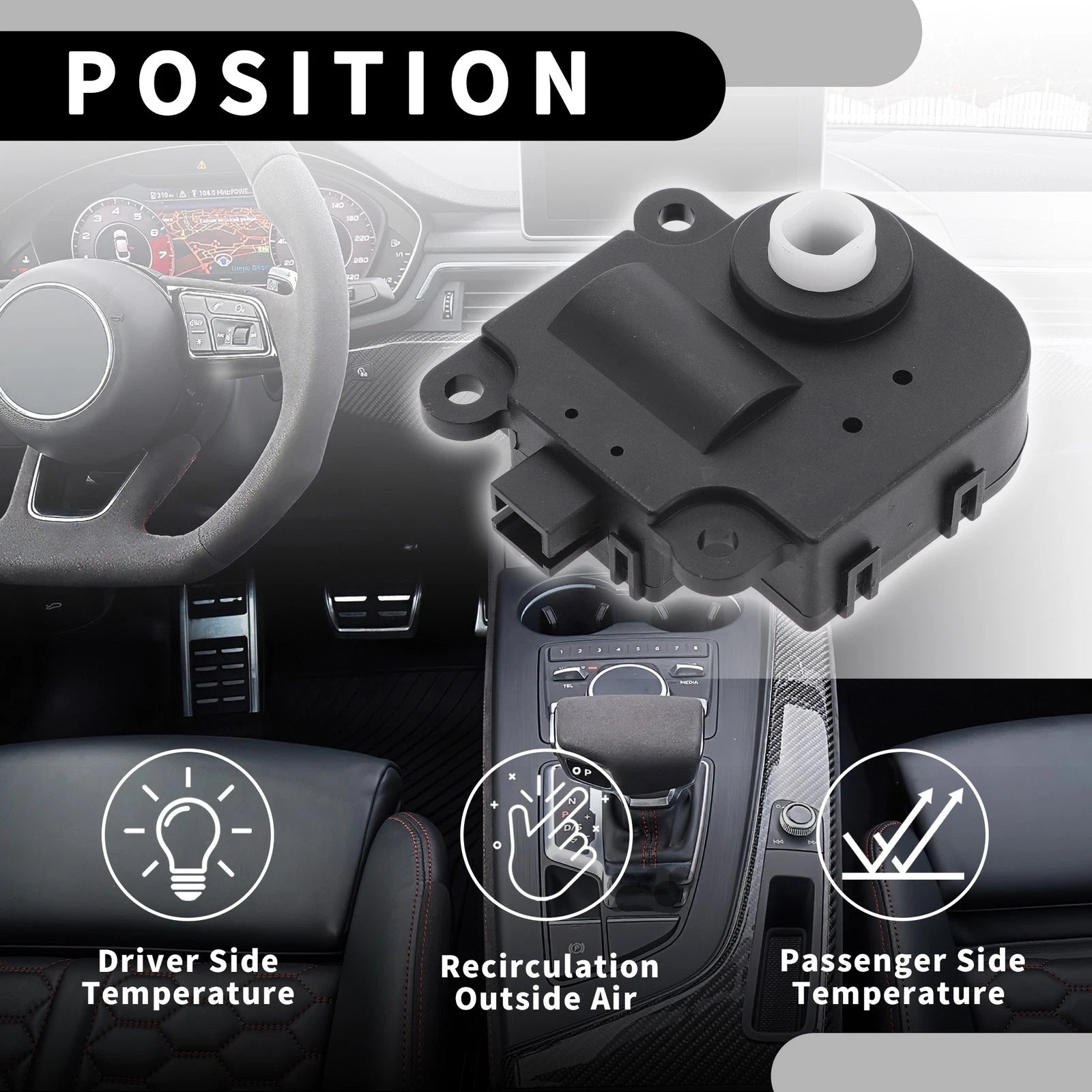 HVAC Heater Blend Door Actuator for Chevrolet Captiva Sport (2012–2015)