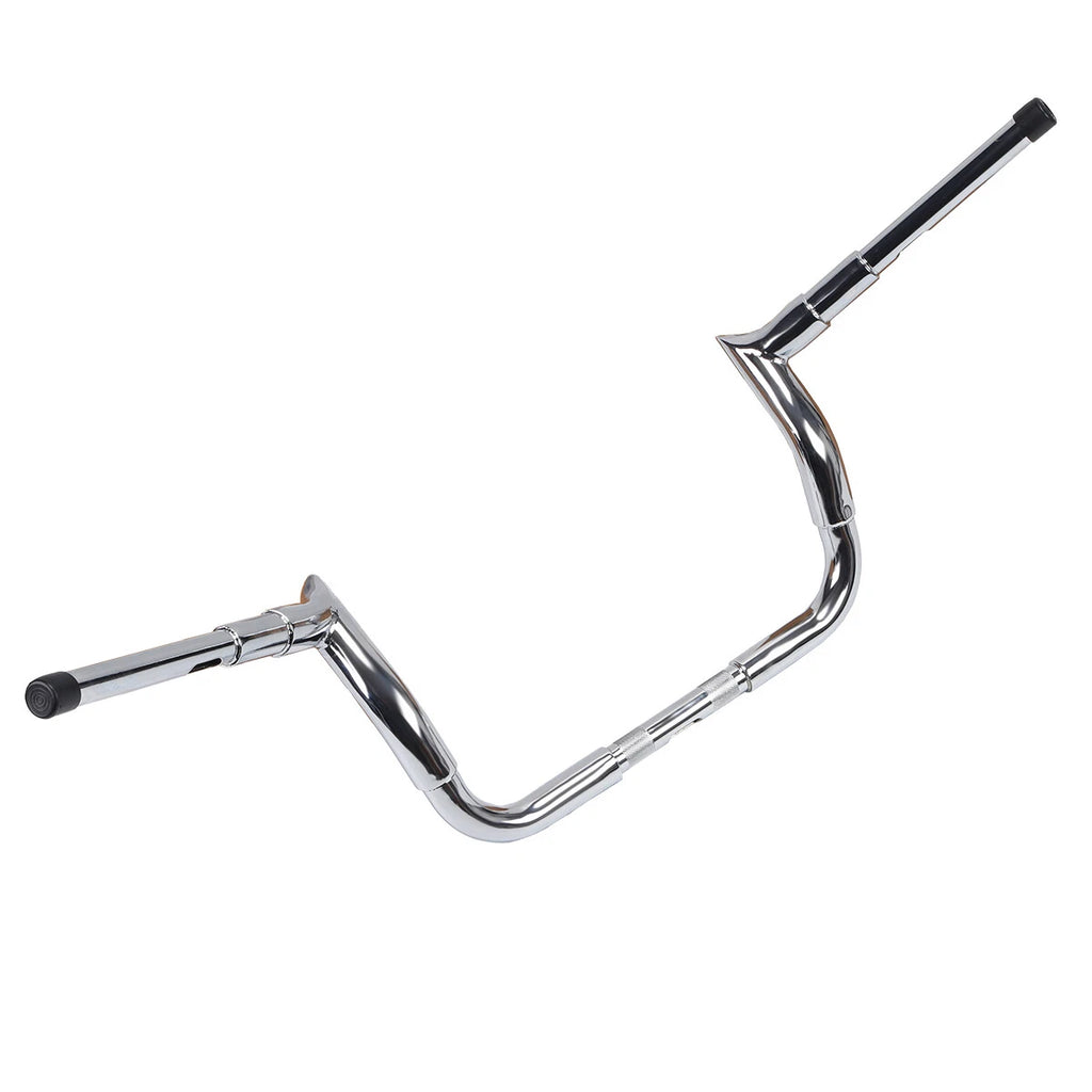 10" Chrome Meathook Ape Hanger Handlebar for Harley Street Electra Glide (1982–2022)