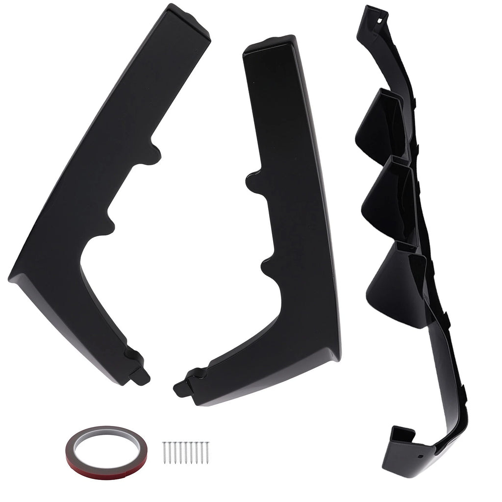 Custom Valance Diffuser for BMW F80 M3 F82 M4 (2015–2020) PSM Style PP Black