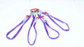 5FT Lifting Slings Straps with Hooks for Rigging (6600LB Capacity)