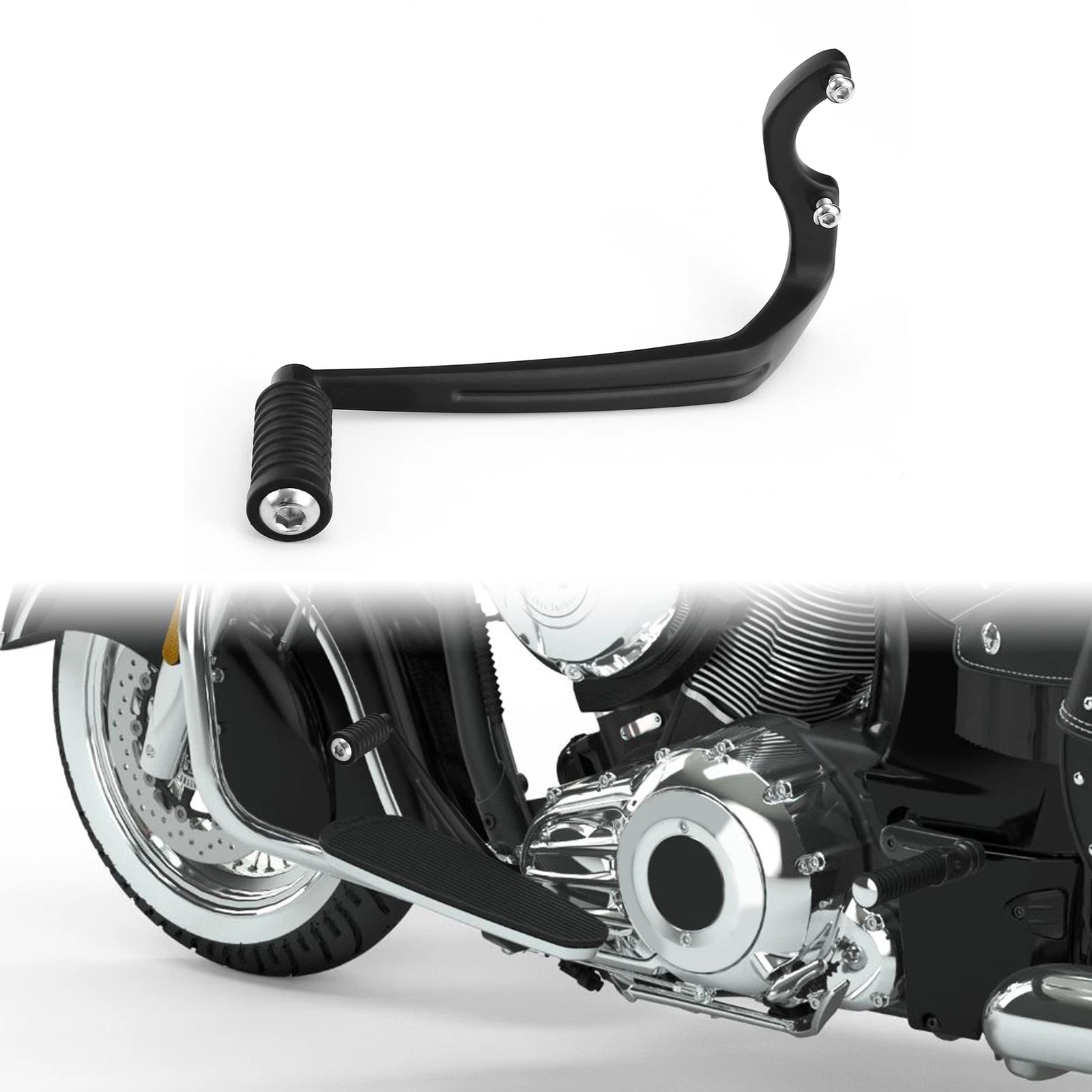 Black Aluminum Heel Shifter for Indian Chief Dark Horse (2016–2019) Chief (2014–2019)