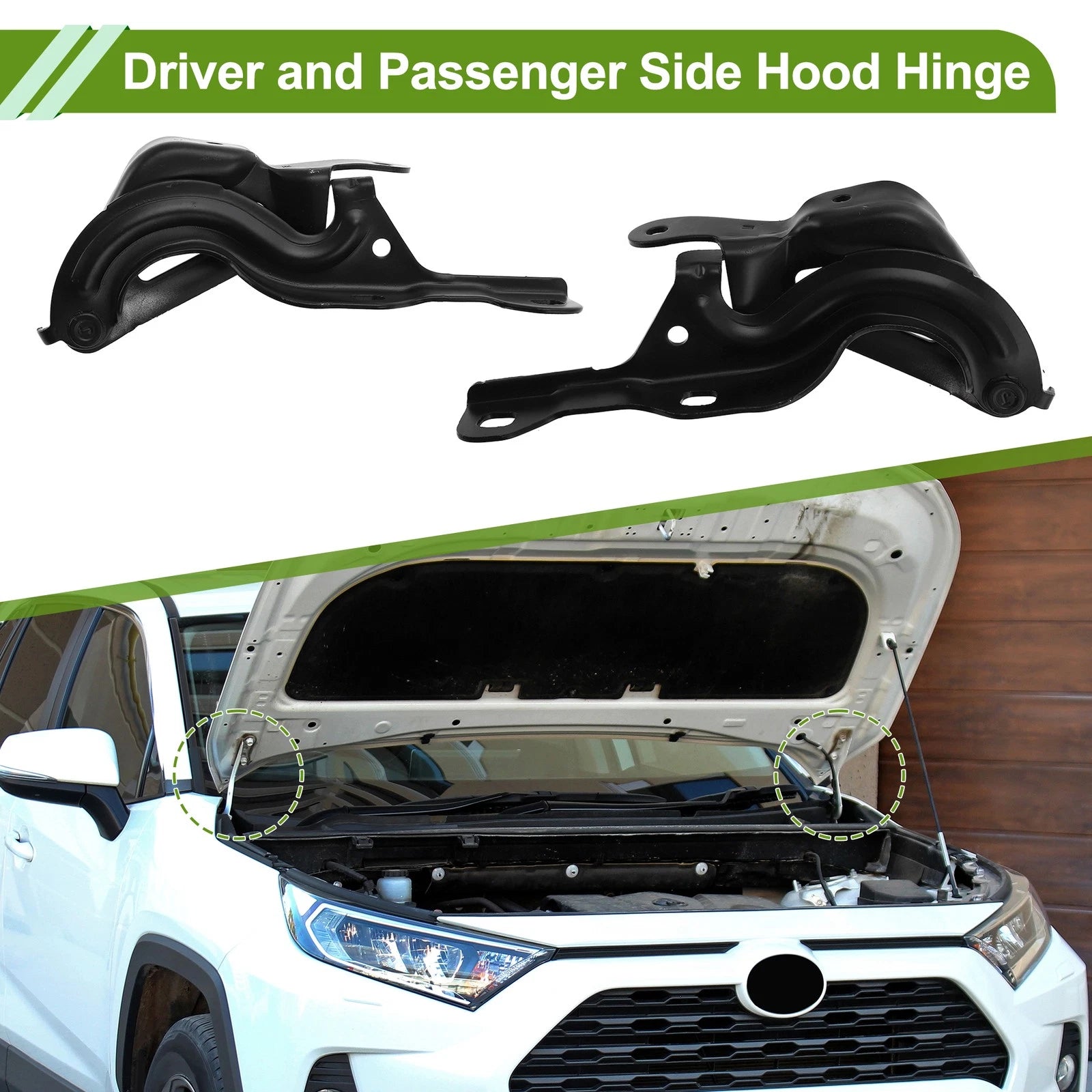 Hood Hinges Set of 2 for Chevrolet Malibu (2013–2015) No. 22986410
