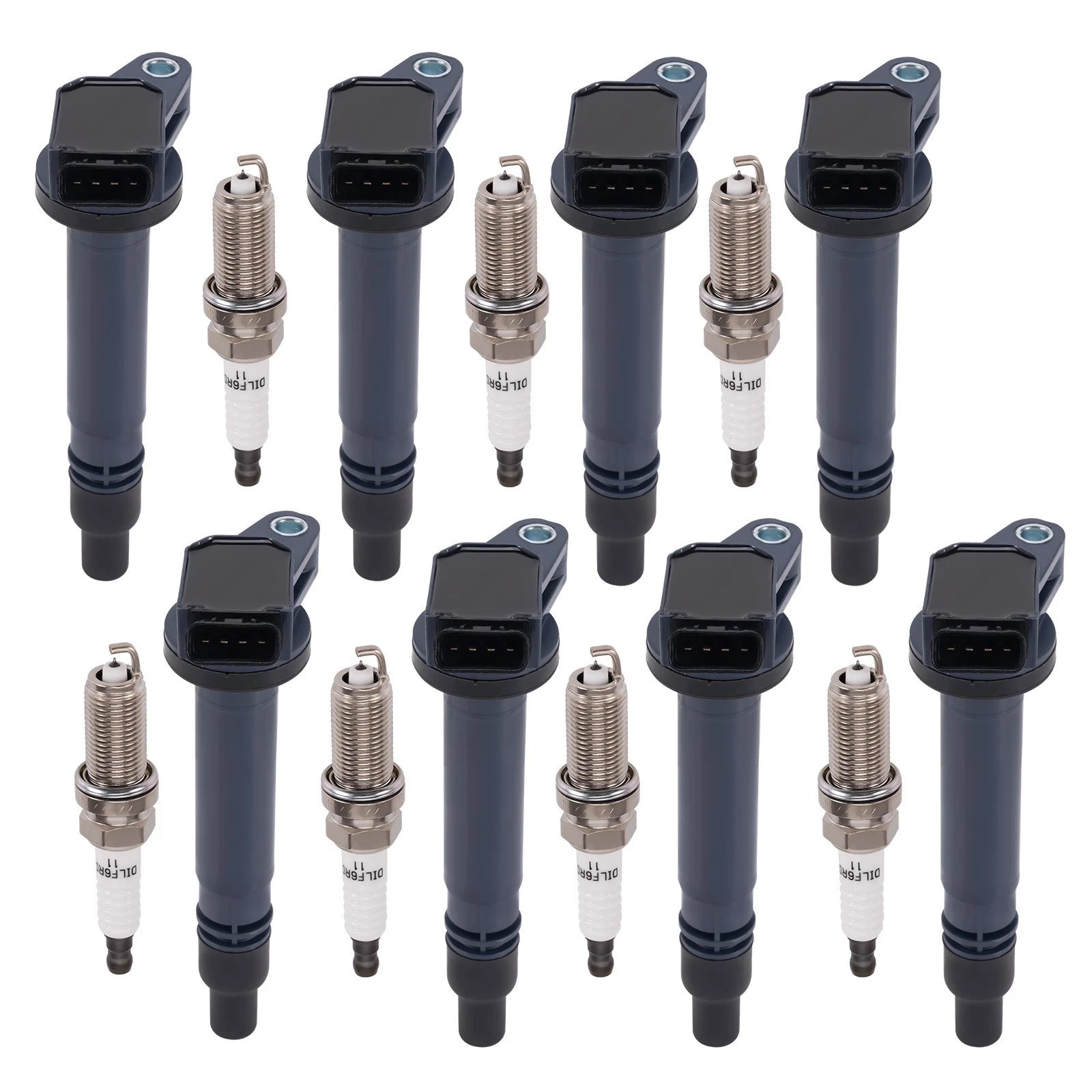 8X Ignition Coil & Spark Plug for Lexus GX460 V8 4.6L (2010–2020) 90919A2005