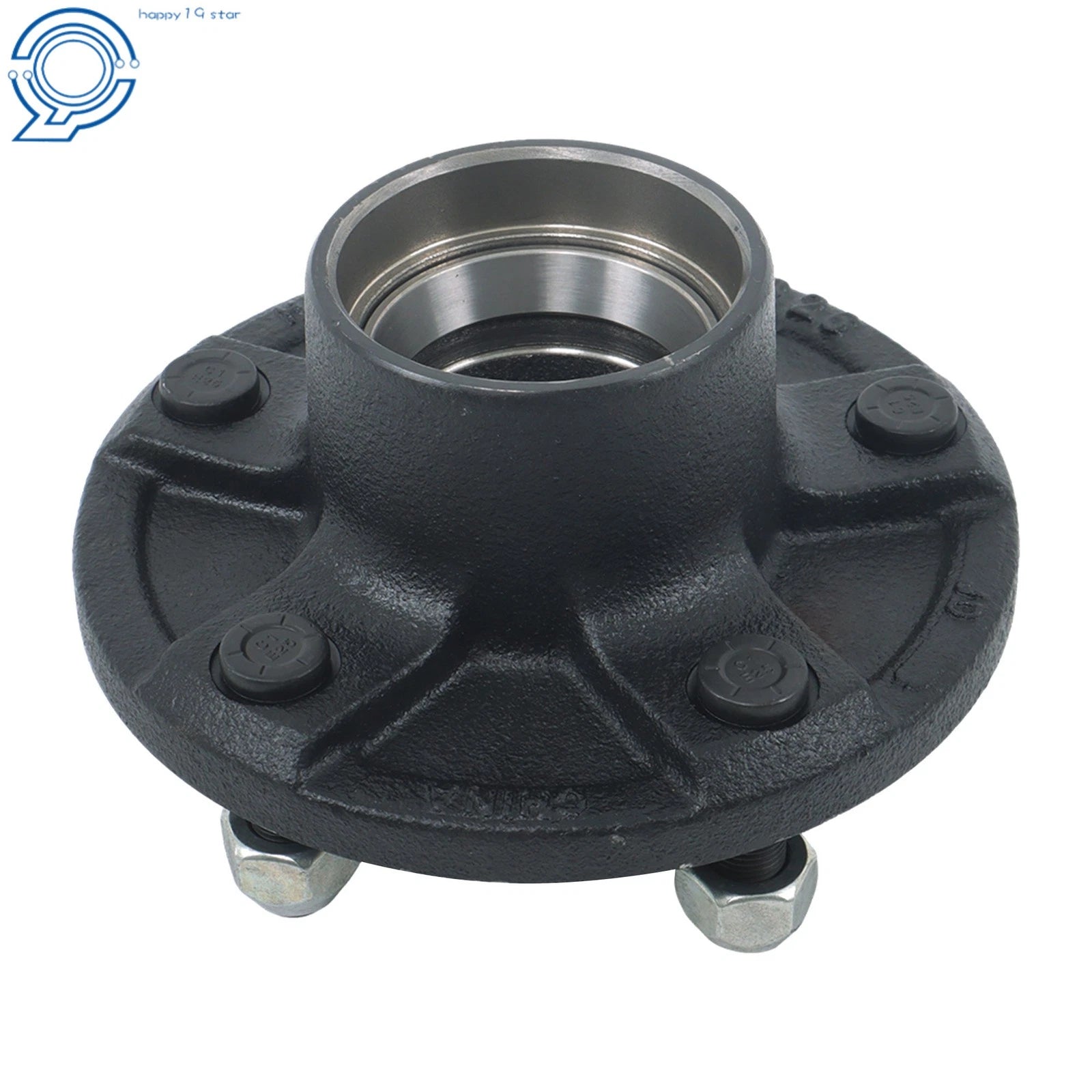 Pair of 5-Bolt on 5 Inch Hubs for Tapered Spindles