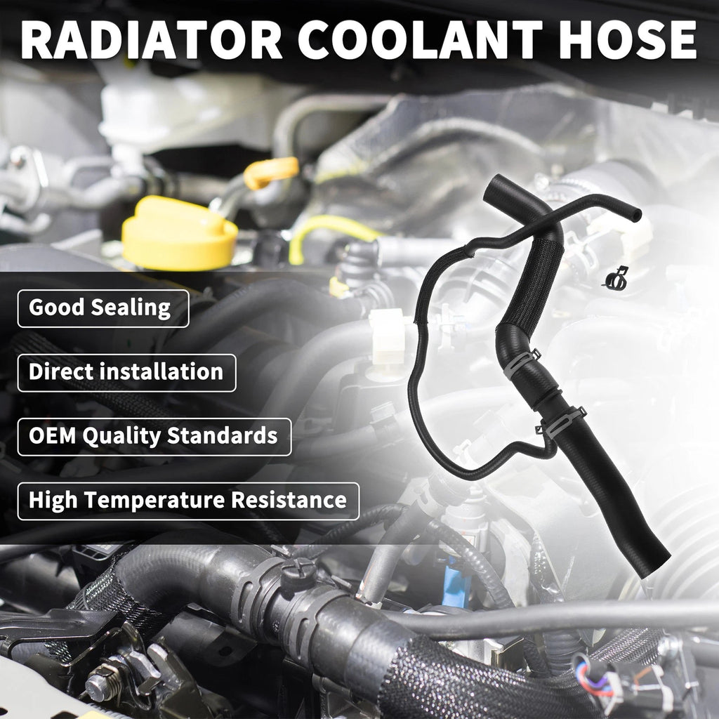Radiator Coolant Hose for Ford Edge 2.0L (2012–2015) No.DT4Z8260A | Black