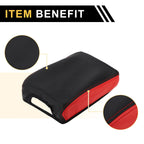 Center Console Lid Armrest Cover for Toyota Tacoma (2016–2020) Waterproof Black Red