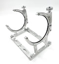 Polished Billet Aluminum NOS Single Bottle Bracket Holder for Universal (All Years)