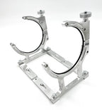 Polished Billet Aluminum NOS Single Bottle Bracket Holder for Universal (All Years)