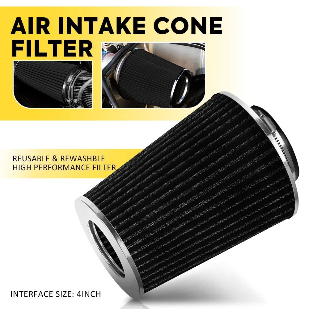 4" Air Intake Cone Filter for Truck (Fits Various Models)
