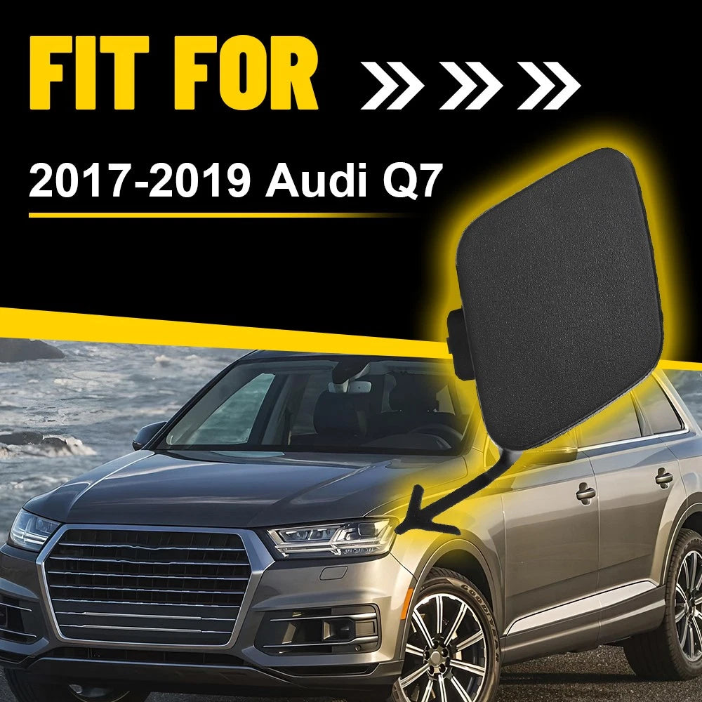 Tow Hook Eye Cover for Audi Q7 (2017–2019) 4M0807241B Black