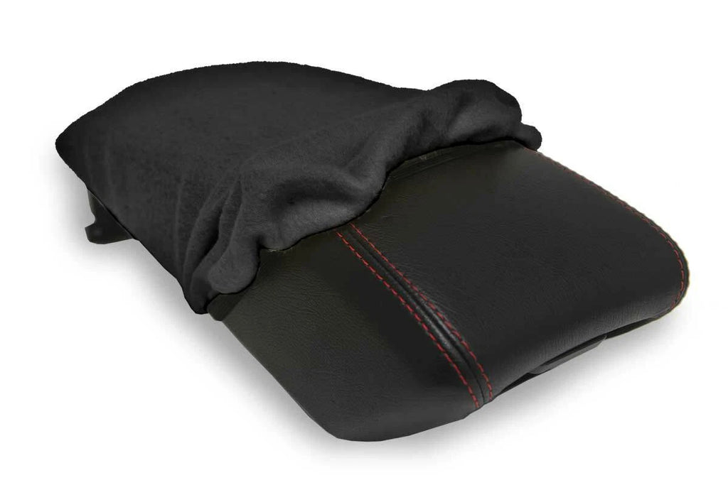 Fleece Console Lid Armrest Cover for Hyundai Sonata (2011–2014) Black