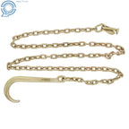 Tow Chain for Recovery Wrecker (10 FT, 5/16" Mini J Hook)