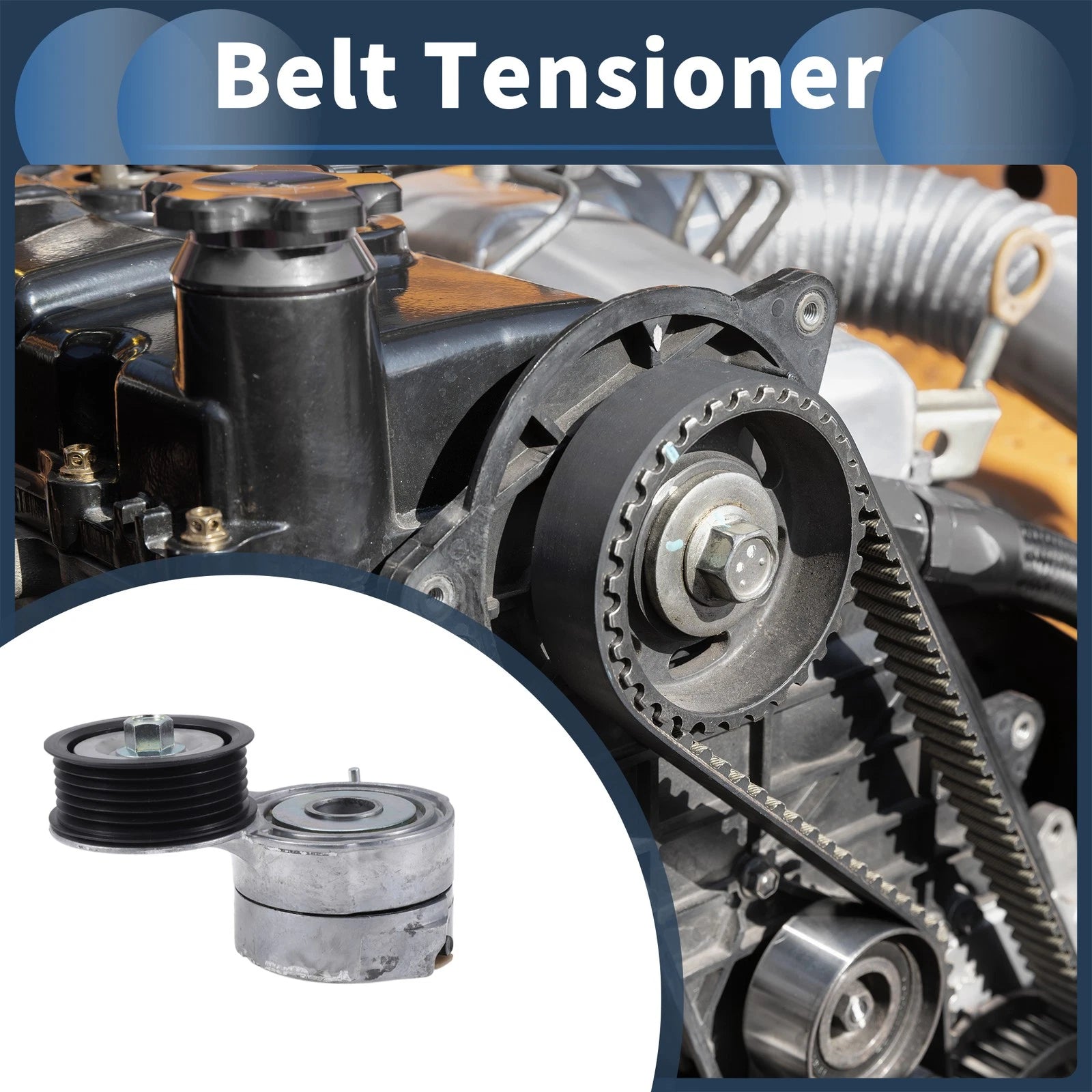 Belt Tensioner for Audi A6 (2004–2011) No. 06E903133S Metal