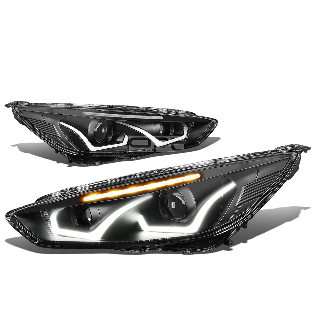 LED Dual Halo Projector Headlight for Ford Focus (2015–2018)