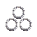 50 Heavy Duty Seamless Split Swivel Rings for Fishing Tools