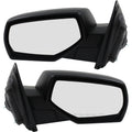 Set of 2 Manual Mirrors for Chevrolet Silverado 1500, GMC Sierra 1500