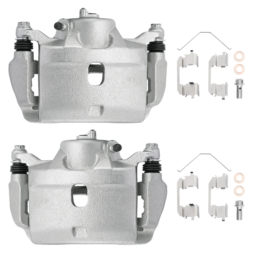 Front Disc Brake Calipers w/ Bracket for 2003–2011 Honda Element 2.4L