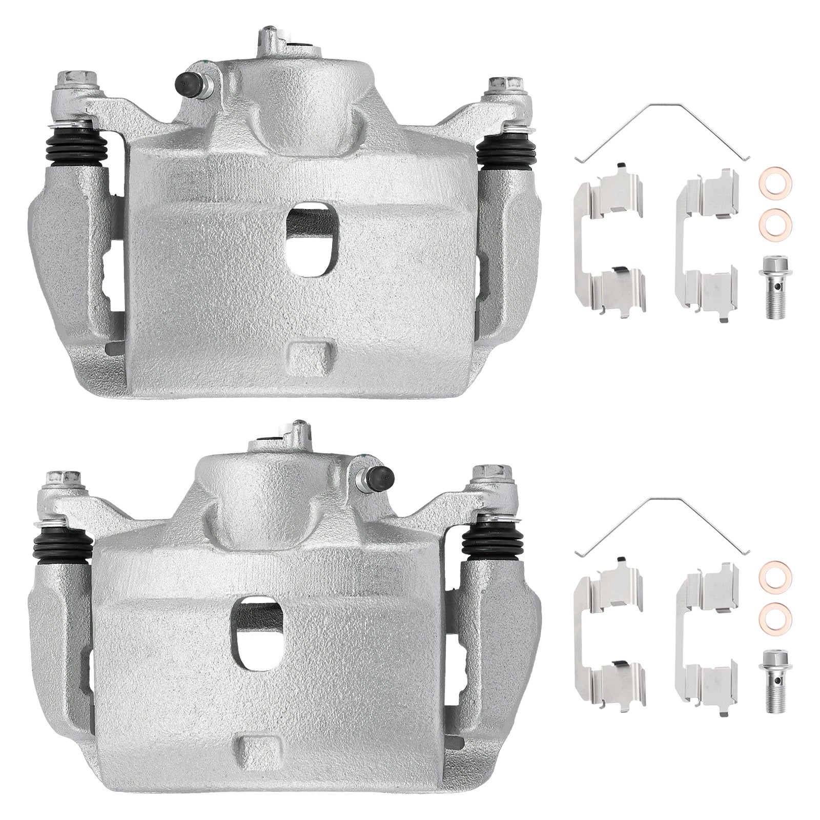 Front Disc Brake Calipers w/ Bracket for 2003–2011 Honda Element 2.4L