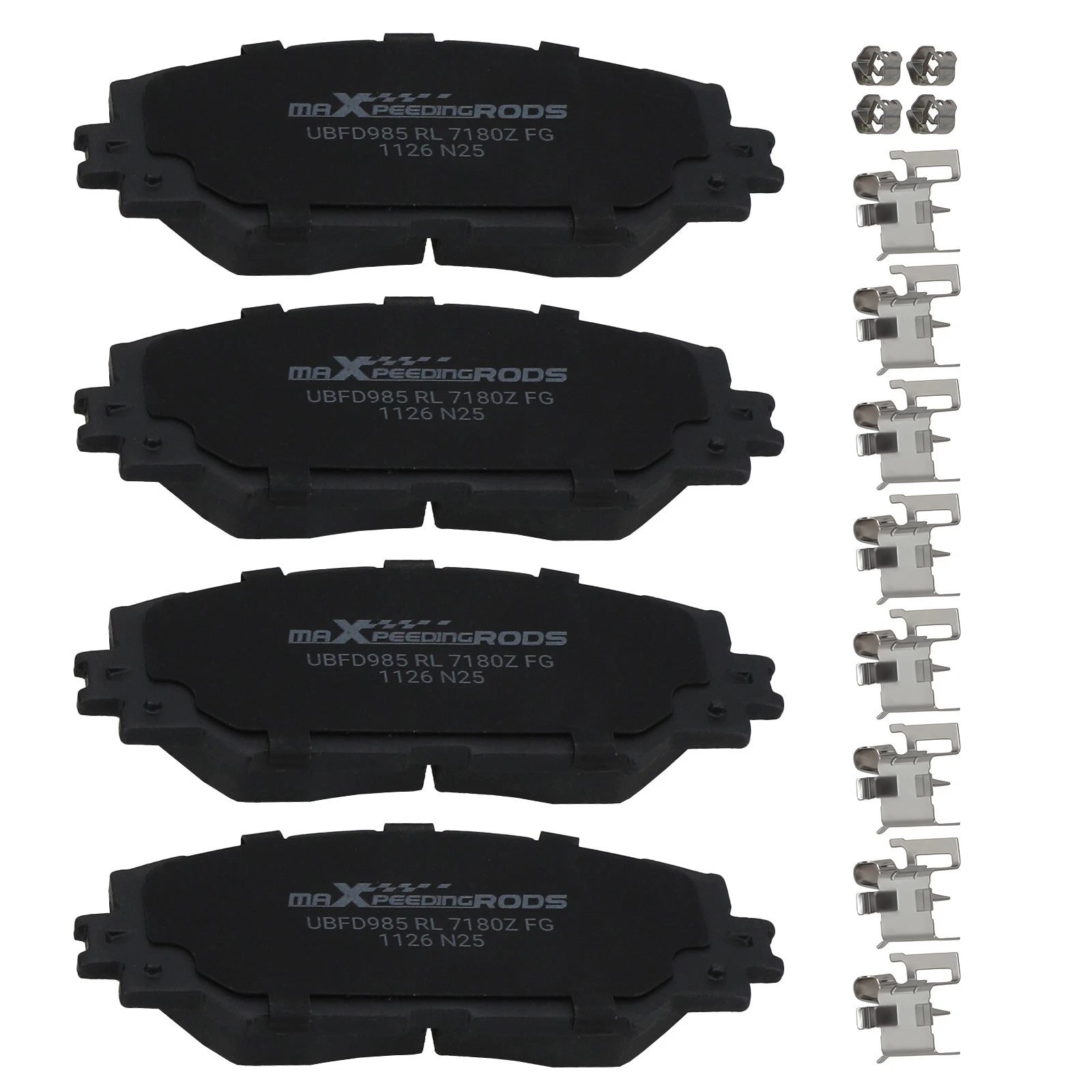 Front Ceramic Brake Pads Set for Toyota Corolla Matrix Prius V RAV4 (2006–2018)