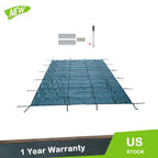 Inground Pool Cover for Rectangle Swimming Pool (Safety Mesh Solid)