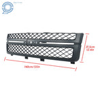 Front Grille with Hood Molding Trim for Silverado 2500HD 3500HD (2011–2014)