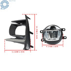 Fog Light Assembly Set for Toyota Sienna (2018–2020) LED DRL with Switch & Wiring