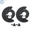 2X Rear Side Brake Dust Shield for Chevy Silverado 2500 HD GMC Sierra 3500 HD