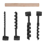 Set of 4 Hand Auger Wood Drill Bits for Bushcraft Survival Tools