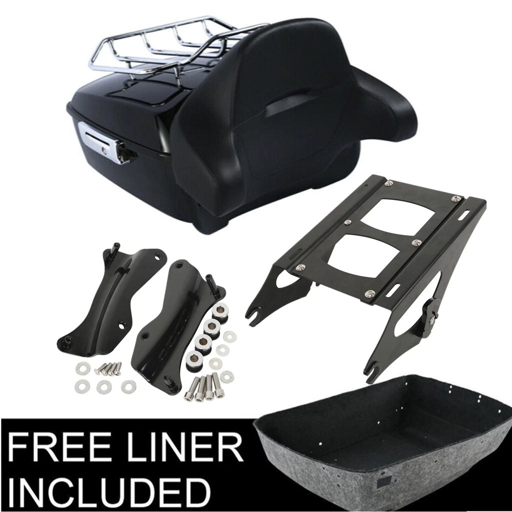 Trunk Mount Rack with Docking Pad for Harley Electra Glide (2014–Present)
